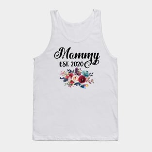 Mommy Est 2020 Pregnancy Announcement Tank Top